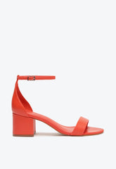 SANDALIA SALTO BLOCO NOBUCK VERMELHA S 20001 0070 0181 SCHUTZ - Vintedoisk
